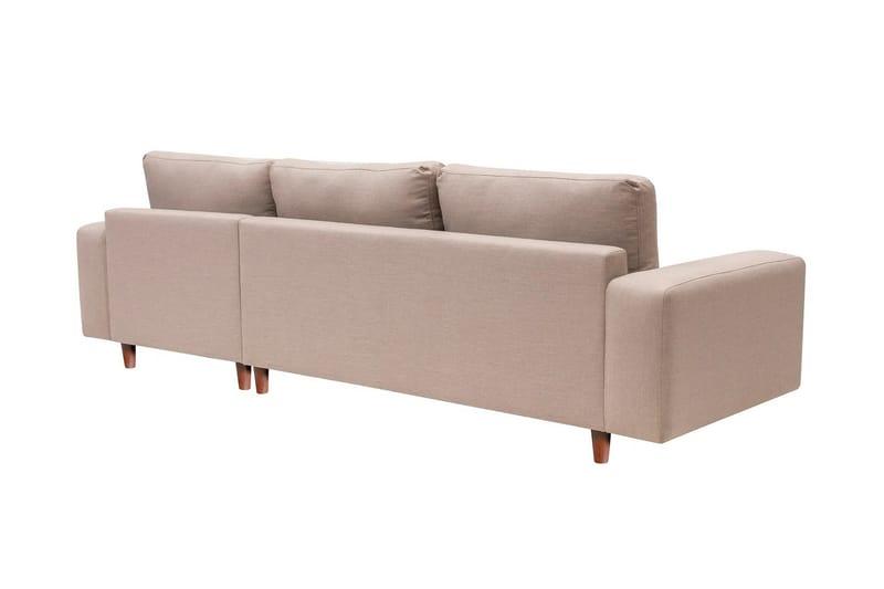 Retzow 4-personers Sofa med Chaiselong - Creme - Møbler - Sofaer - Sofa med chaiselong