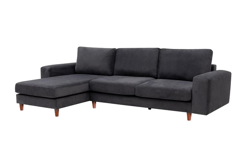 Retzow 4-personers Sofa med Chaiselong - Antracit - Møbler - Sofaer - Sofa med chaiselong