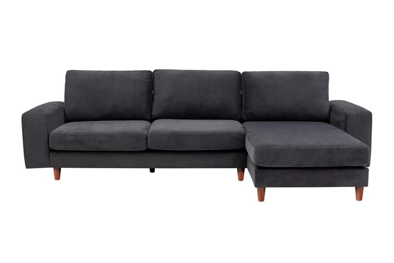 Retzow 4-personers Sofa med Chaiselong - Antracit - Møbler - Sofaer - Sofa med chaiselong