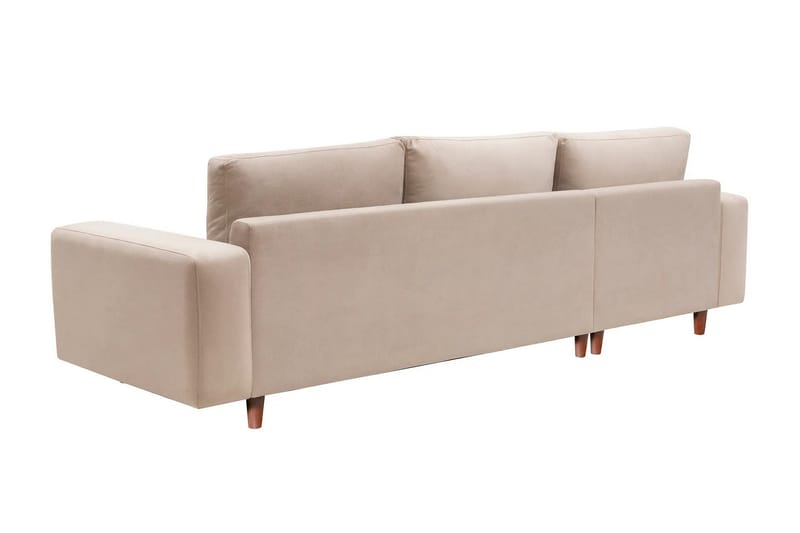 Retzow 4-personers Sofa med Chaiselong - Creme - Møbler - Sofaer - Sofa med chaiselong