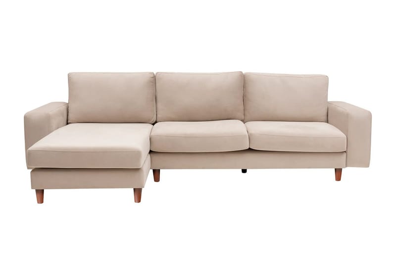 Retzow 4-personers Sofa med Chaiselong - Creme - Møbler - Sofaer - Sofa med chaiselong