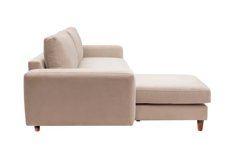 Retzow 4-personers Sofa med Chaiselong - Creme - Møbler - Sofaer - Sofa med chaiselong