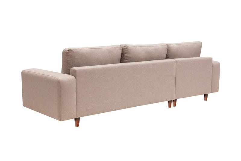 Retzow 4-personers Sofa med Chaiselong - Creme - Møbler - Sofaer - Sofa med chaiselong