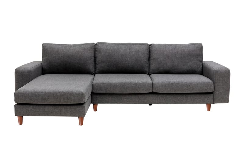 Retzow 4-personers Sofa med Chaiselong - Grå - Møbler - Sofaer - Sofa med chaiselong