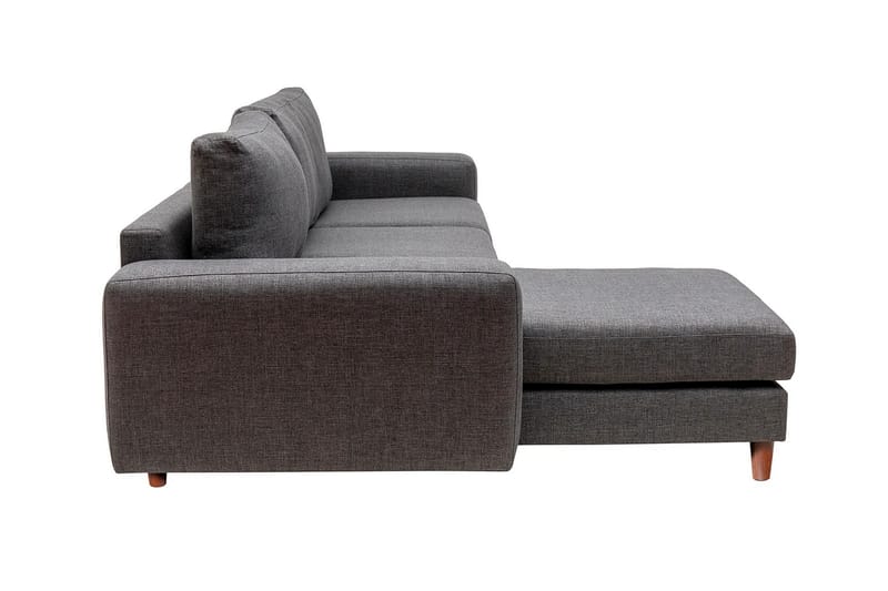 Retzow 4-personers Sofa med Chaiselong - Grå - Møbler - Sofaer - Sofa med chaiselong