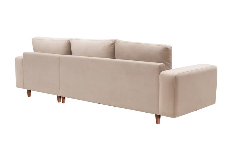 Retzow 4-personers Sofa med Chaiselong - Creme - Møbler - Sofaer - Sofa med chaiselong