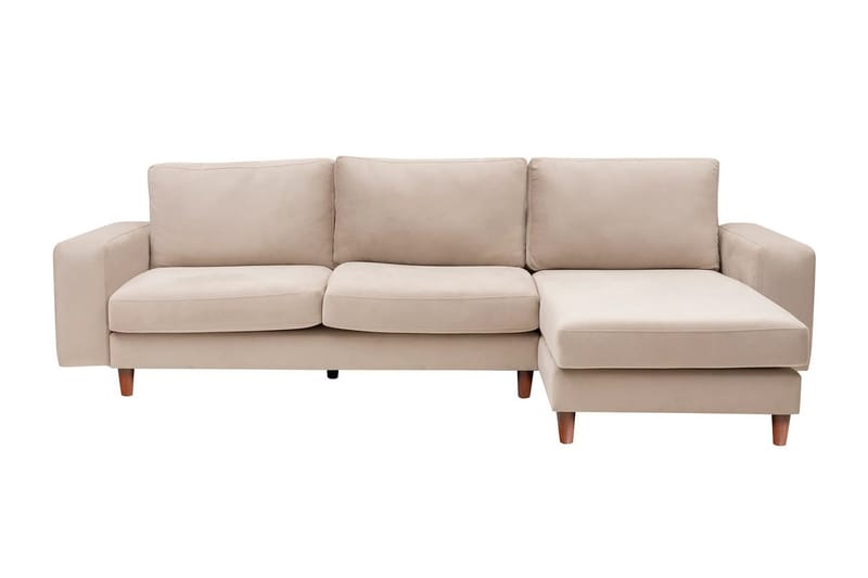 Retzow 4-personers Sofa med Chaiselong - Creme - Møbler - Sofaer - Sofa med chaiselong