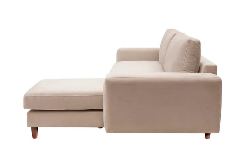 Retzow 4-personers Sofa med Chaiselong - Creme - Møbler - Sofaer - Sofa med chaiselong