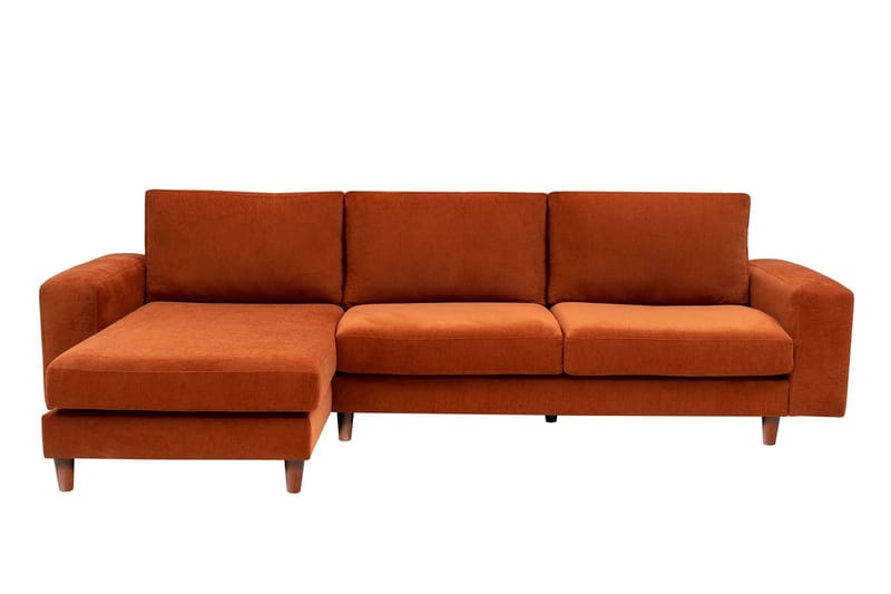 Retzow 4-personers Sofa med Chaiselong - Rød - Møbler - Sofaer - Sofa med chaiselong