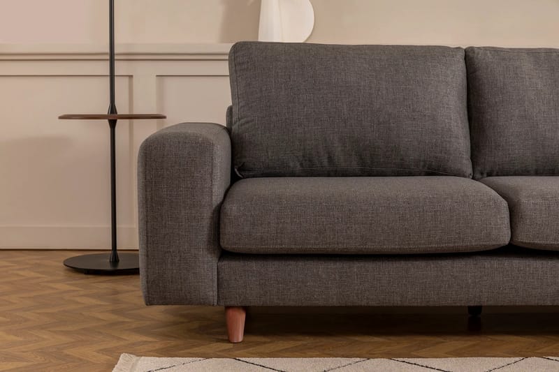 Retzow 4-personers Sofa med Chaiselong - Grå - Møbler - Sofaer - Sofa med chaiselong