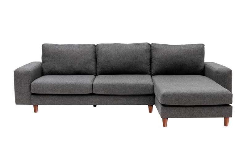 Retzow 4-personers Sofa med Chaiselong - Grå - Møbler - Sofaer - Sofa med chaiselong