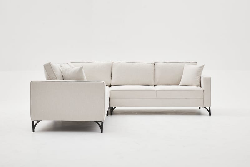 Retzow Hjørnesofa 4-personers - Beige - Møbler - Sofaer - Sofa med chaiselong