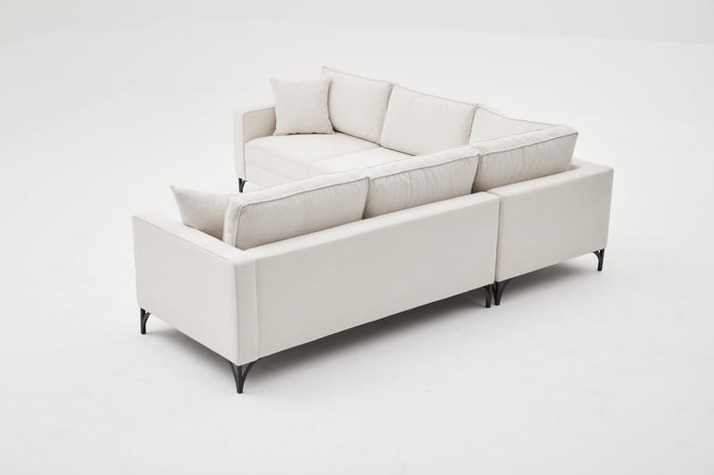 Retzow Hjørnesofa 4-personers - Beige - Møbler - Sofaer - Sofa med chaiselong