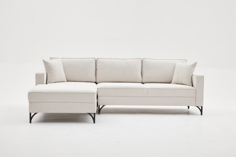 Retzow Sofa med Chaiselong 4-personers - Beige - Møbler - Sofaer - Sofa med chaiselong