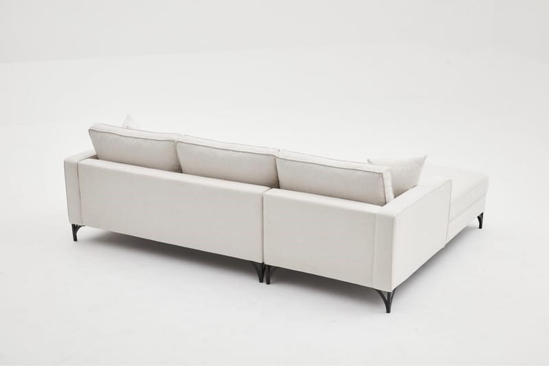 Retzow Sofa med Chaiselong 4-personers - Beige - Møbler - Sofaer - Sofa med chaiselong