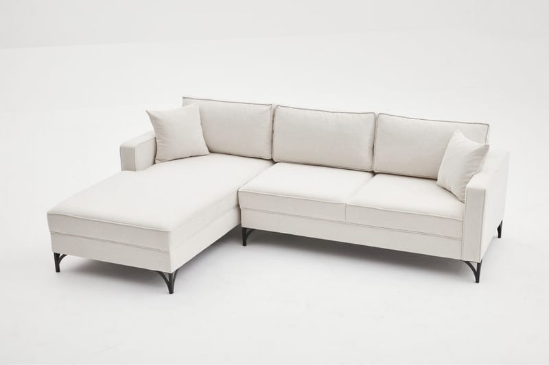 Retzow Sofa med Chaiselong 4-personers - Beige - Møbler - Sofaer - Sofa med chaiselong