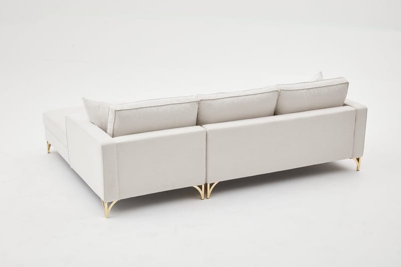 Retzow Sofa med Chaiselong 4-personers - Beige - Møbler - Sofaer - Sofa med chaiselong