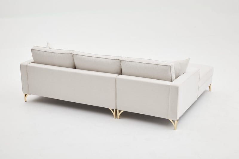 Retzow Sofa med Chaiselong 4-personers - Beige - Møbler - Sofaer - Sofa med chaiselong