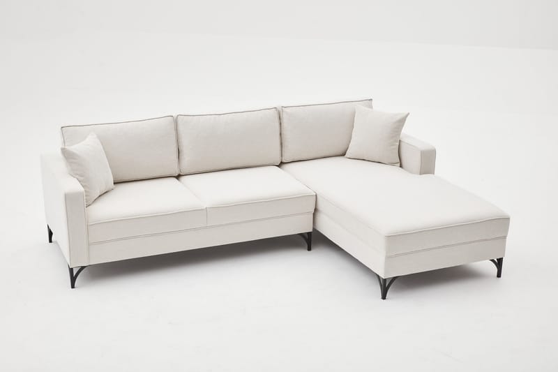 Retzow Sofa med Chaiselong 4-personers - Beige - Møbler - Sofaer - Sofa med chaiselong