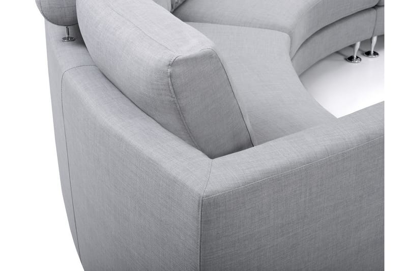 Rotunda sovesofa 448 cm - Grå - Møbler - Sofaer - Sofa med chaiselong