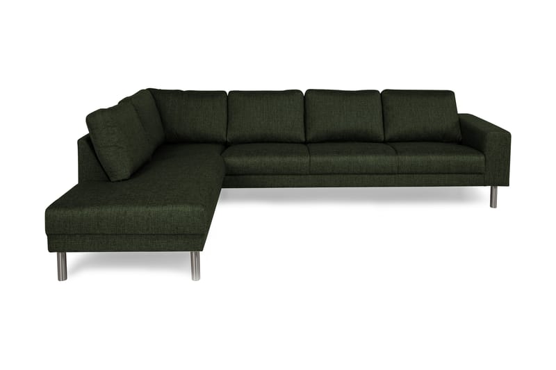 Runsala Sofa Large med Chaiselong Venstre - Grøn - Møbler - Sofaer - Sofa med chaiselong