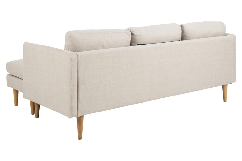 Sanat 3-personers Sofa med Divan - Beige - Sofa med chaiselong - 3 personers sofa med chaiselong