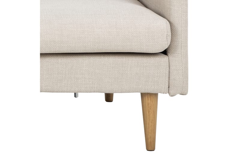 Sanat 3-personers Sofa med Divan - Beige - Sofa med chaiselong - 3 personers sofa med chaiselong