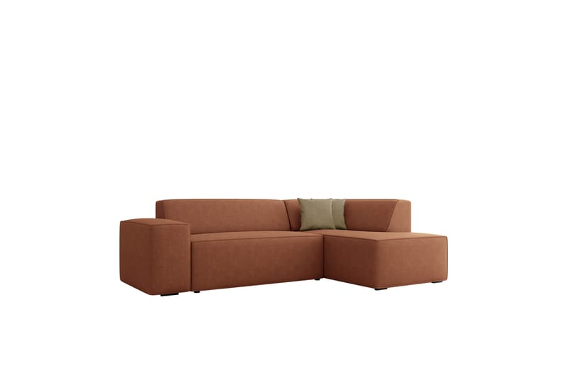 Slucajno Sofa med Chaiselong 3-personers - Orange/Beige - Møbler - Sofaer - Sofa med chaiselong