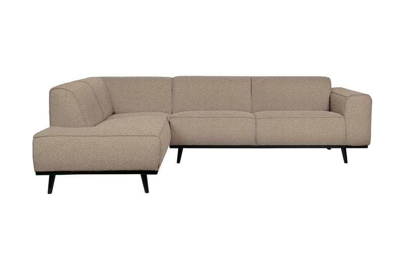 Statement Hjørnesofa Venstre - Beige Bouclé - Møbler - Sofaer - Sofa med chaiselong