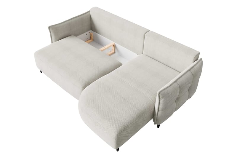 Sycylia Sofa med Divan 3-personers - Grå - Møbler - Sofaer - Sofa med chaiselong