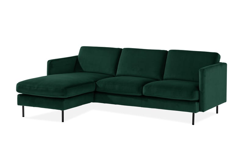 Theodin Velour sofa 2-pers. med Diva venstre - Møbler - Sofaer - Sofa med chaiselong