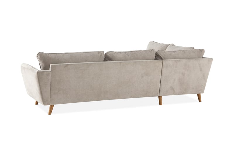 Trend Luksus L-sofa 4-personers Chaiselongsofa Venstre - Beige - Møbler - Sofaer - Sofa med chaiselong