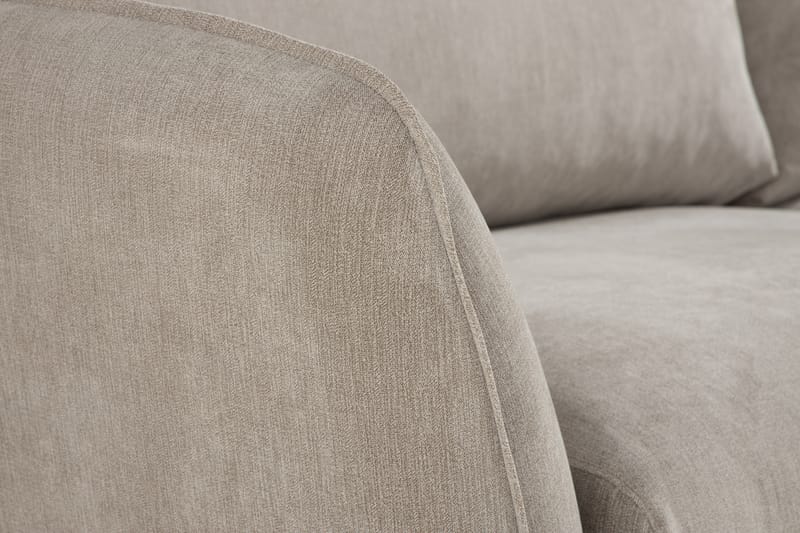 Trend Luksus L-sofa 4-personers Chaiselongsofa Venstre - Beige - Møbler - Sofaer - Sofa med chaiselong