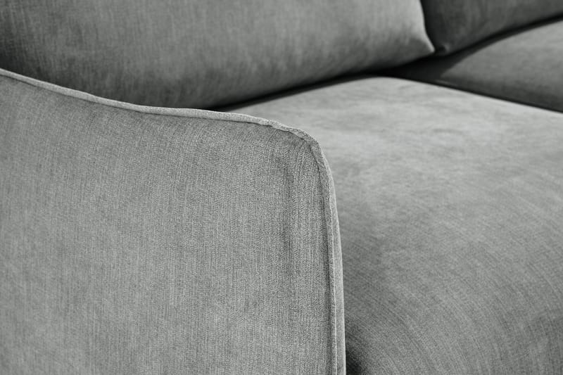 Trend Lyx 3-Pers. Chaiselongsofa Højre - Grå/Eg - Møbler - Sofaer - Sofa med chaiselong