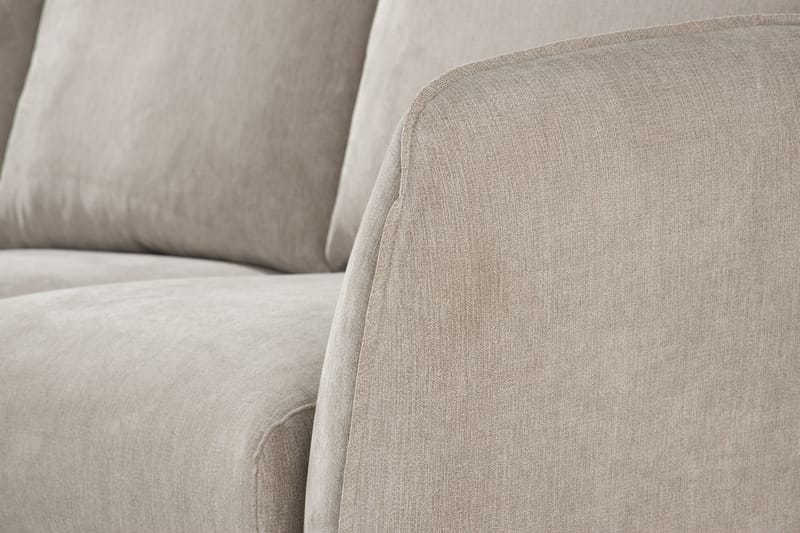 Trend Lyx 3-Pers. Chaiselongsofa Venstre - Beige/Eg - Møbler - Sofaer - Sofa med chaiselong