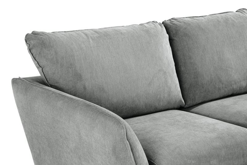 Trend Lyx 3-Pers. Chaiselongsofa Højre - Grå/Eg - Møbler - Sofaer - Sofa med chaiselong