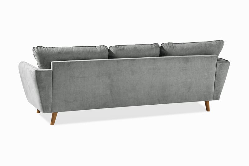 Trend Lyx 3-Pers. Chaiselongsofa Venstre - Grå/Eg - Møbler - Sofaer - Sofa med chaiselong