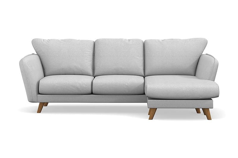 Trend Lyx 3-Pers. Chaiselongsofa Højre - Lysegrå - Møbler - Sofaer - Sofa med chaiselong