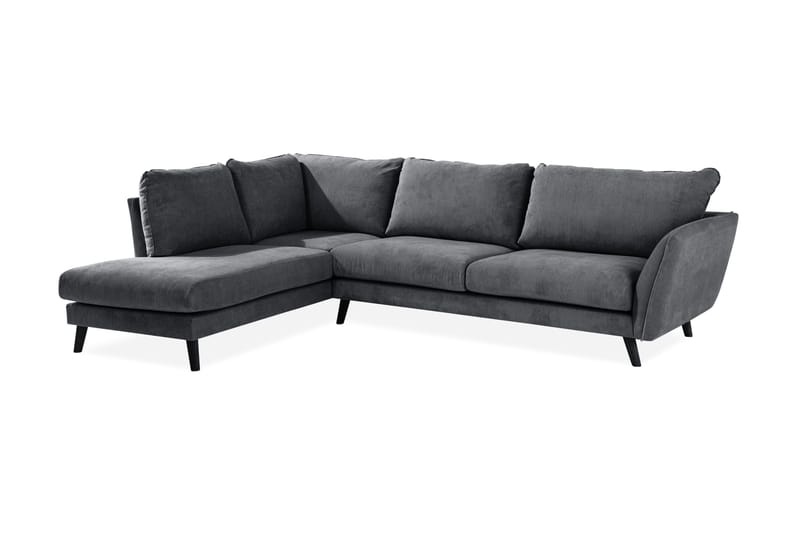 Trend Lyx Chaiselongsofa Venstre - Mørkegrå - Møbler - Sofaer - Sofa med chaiselong