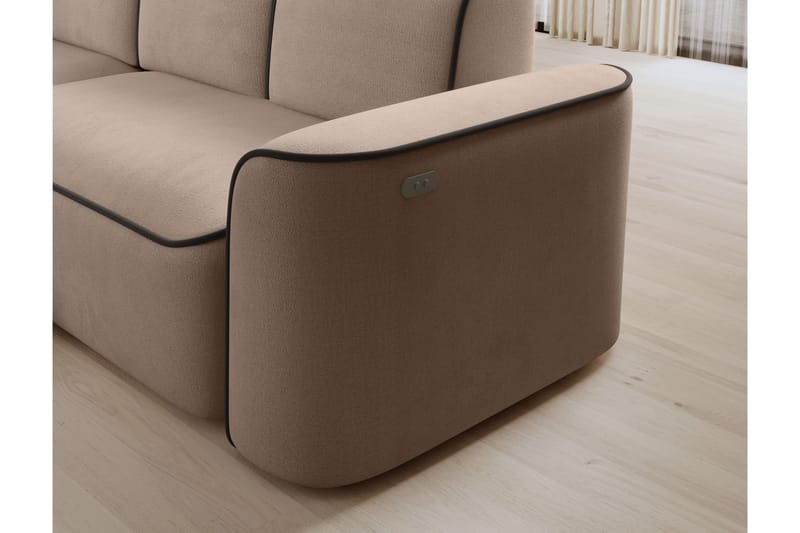 Ume 4-personers Sofa med Chaiselong - Creme - Møbler - Sofaer - Sofa med chaiselong