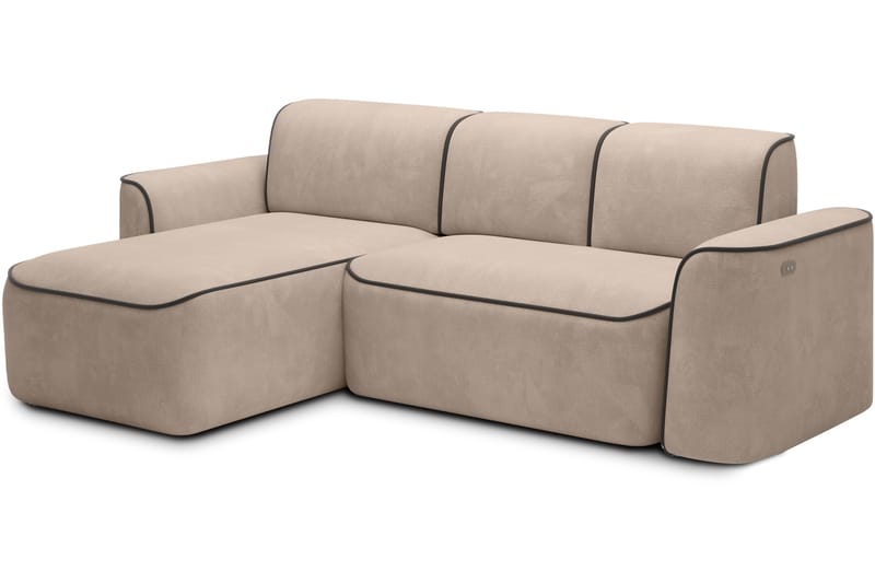 Ume 4-personers Sofa med Chaiselong - Creme - Møbler - Sofaer - Sofa med chaiselong