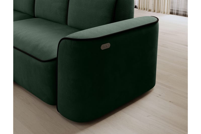 Ume 4-personers Sofa med Chaiselong - Grøn - Møbler - Sofaer - Sofa med chaiselong