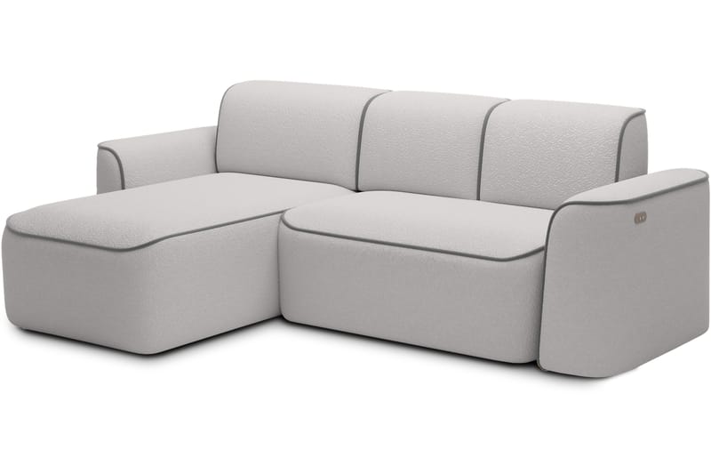 Ume 4-personers Sofa med Chaiselong - Grå - Sofa med chaiselong - 4 personers sofa med chaiselong