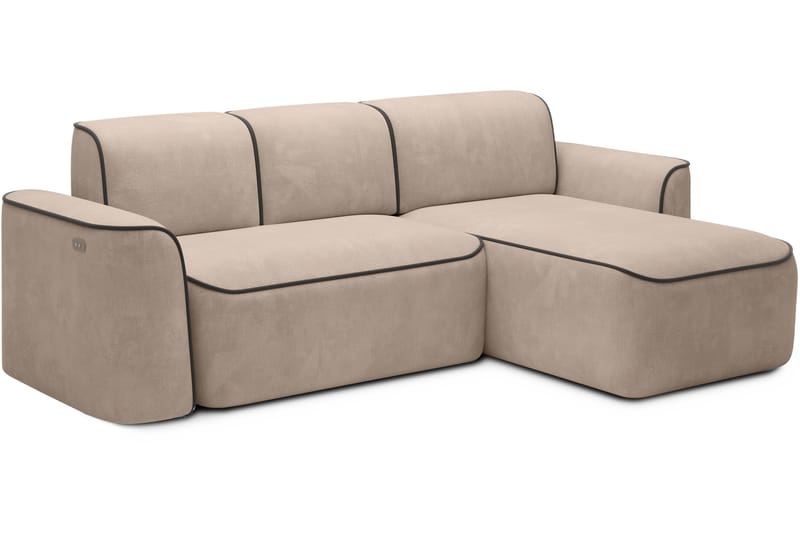 Ume 4-personers Sofa med Divan - Creme - Møbler - Sofaer - Sofa med chaiselong