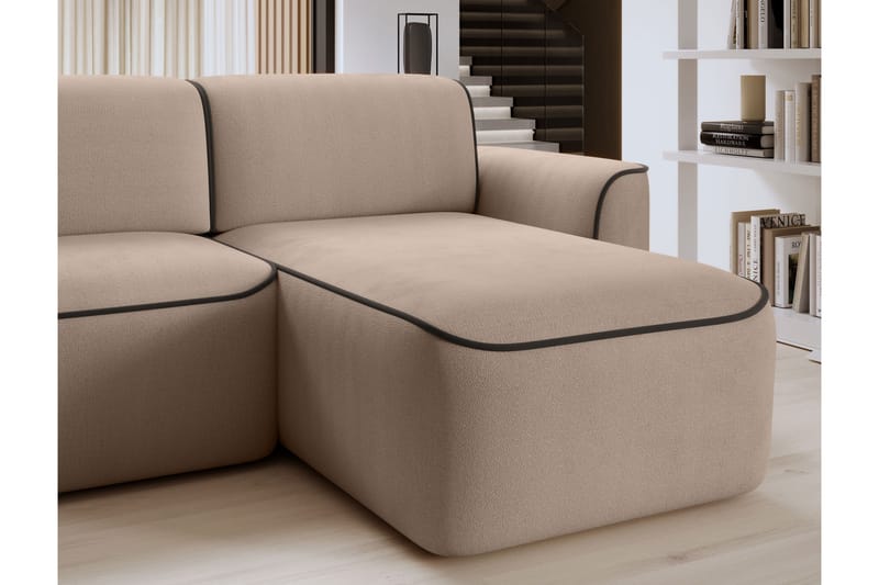 Ume 4-personers Sofa med Divan - Creme - Møbler - Sofaer - Sofa med chaiselong