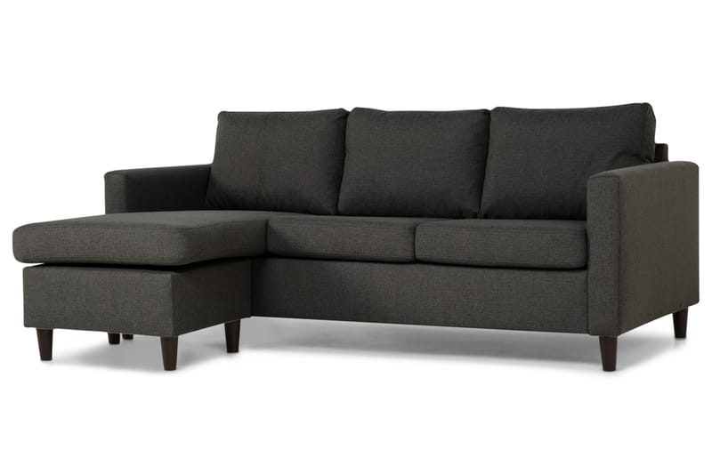 Zero Chaiselongsofa 3-pers Vendbar - Mørkegrå - Møbler - Sofaer - Sofa med chaiselong