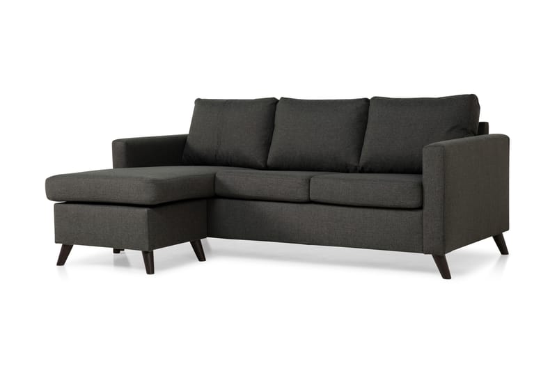 Zero Chaiselongsofa 3-pers Vendbar - Mørkegrå - Møbler - Sofaer - Sofa med chaiselong