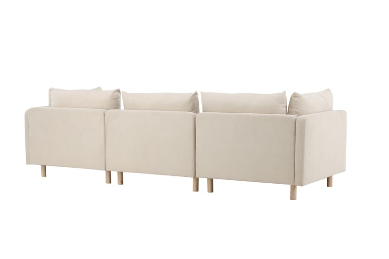 Zero Sofa med Divan 3-sits - Beige - Møbler - Sofaer - Sofa med chaiselong