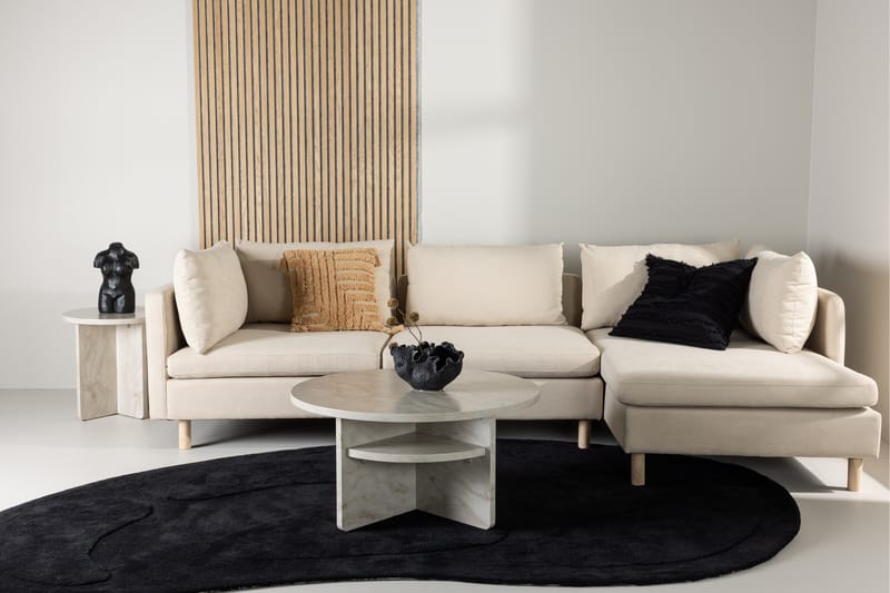 Zero Sofa med Divan 3-sits - Beige - Møbler - Sofaer - Sofa med chaiselong