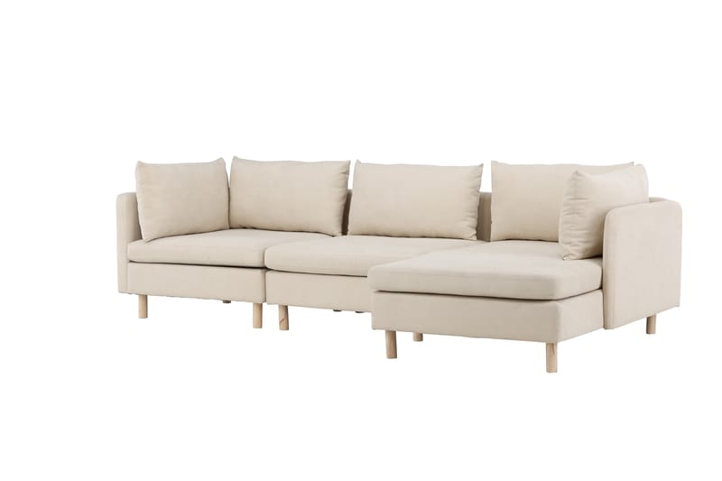 Zero Sofa med Divan 3-sits - Beige - Møbler - Sofaer - Sofa med chaiselong